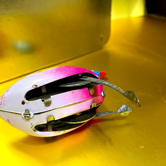 VINTAGE 80’s TIN TOYS WIND UP FROG & SWIMMING DUCK 4” - Picture 10 of 13